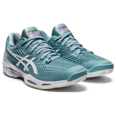 Asics Tennis Shoes Solution Speed FF 2 Clay/Sandplatz smoke blue Women